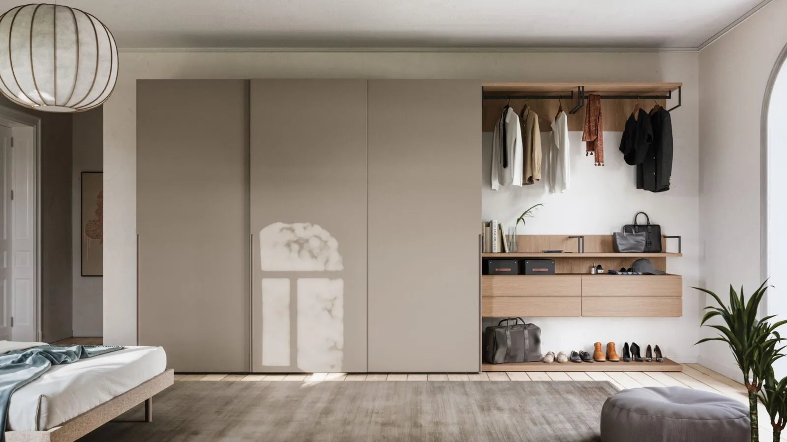 Wardrobe Tratto 1200 + Alea 48 cabin by