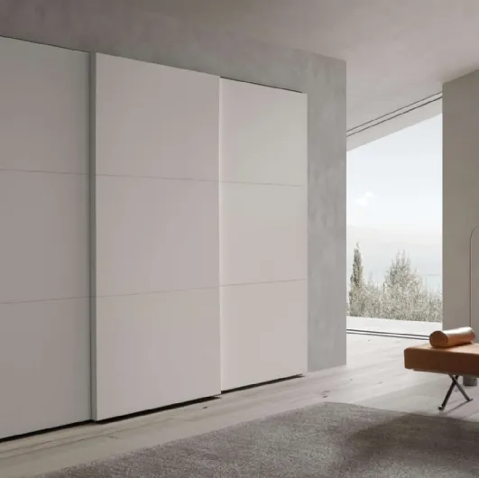 Wardrobe with sliding doors Tris by Presotto