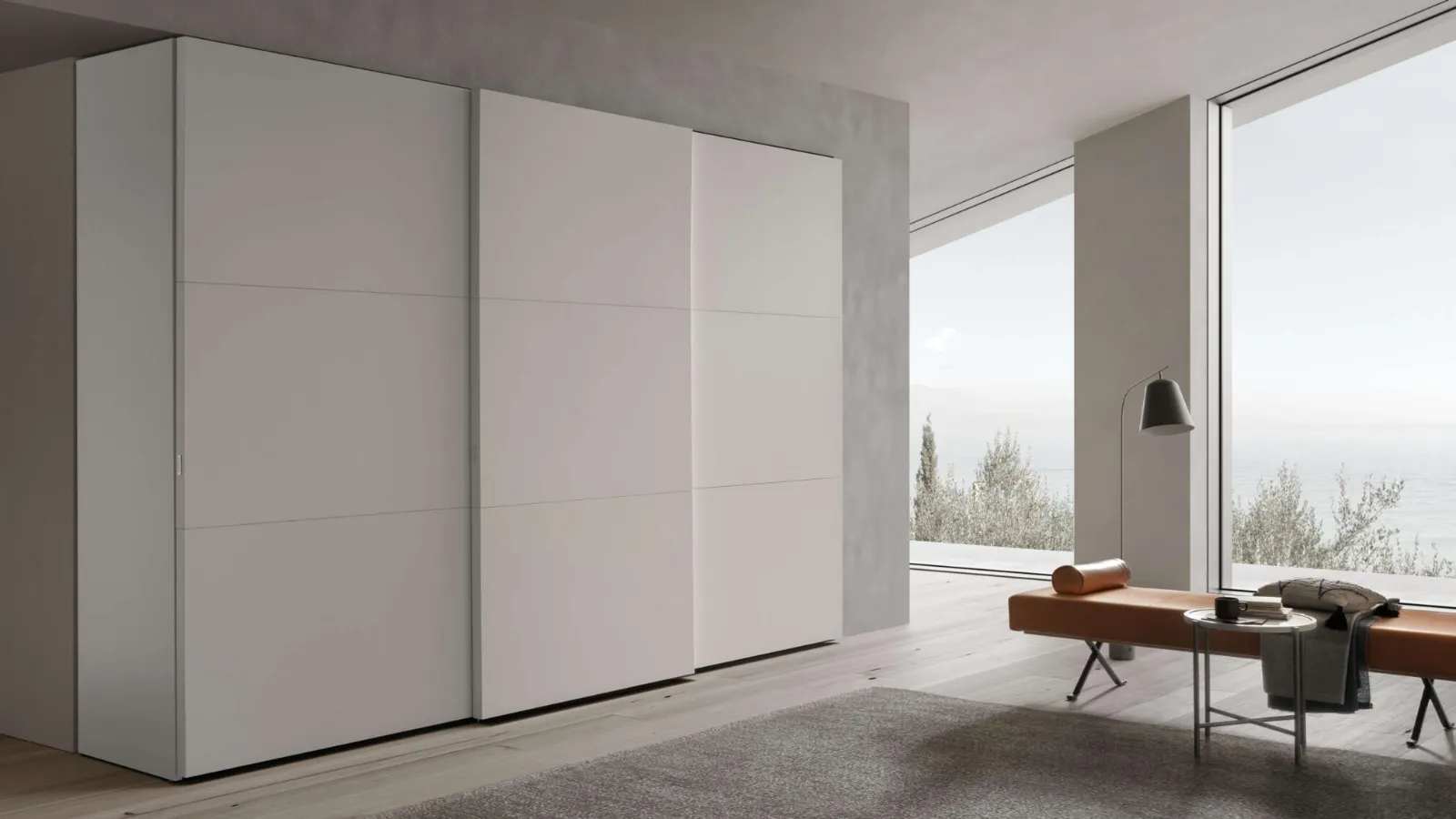 Wardrobe with sliding doors Tris by Presotto