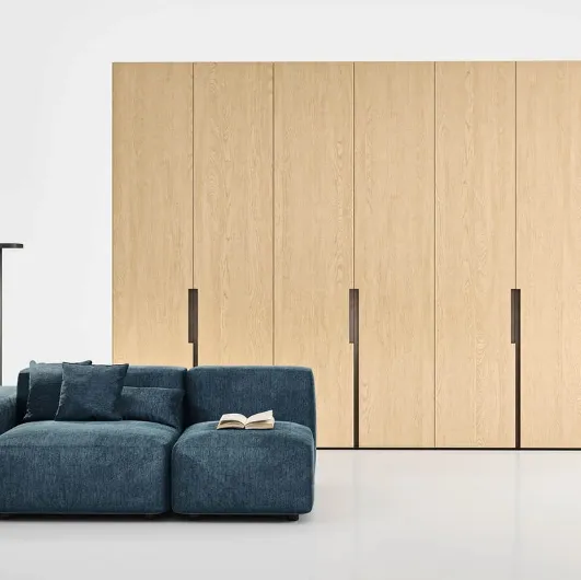 Unika wooden wardrobe by Novamobili.