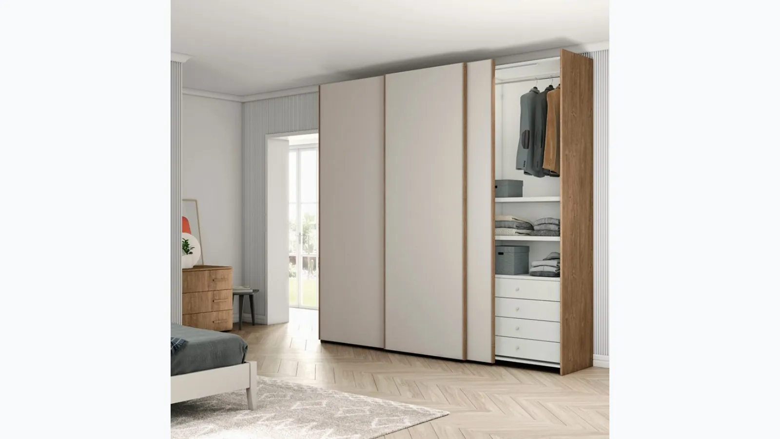 Wardrobe Flight M006 Free by Colombini Casa.