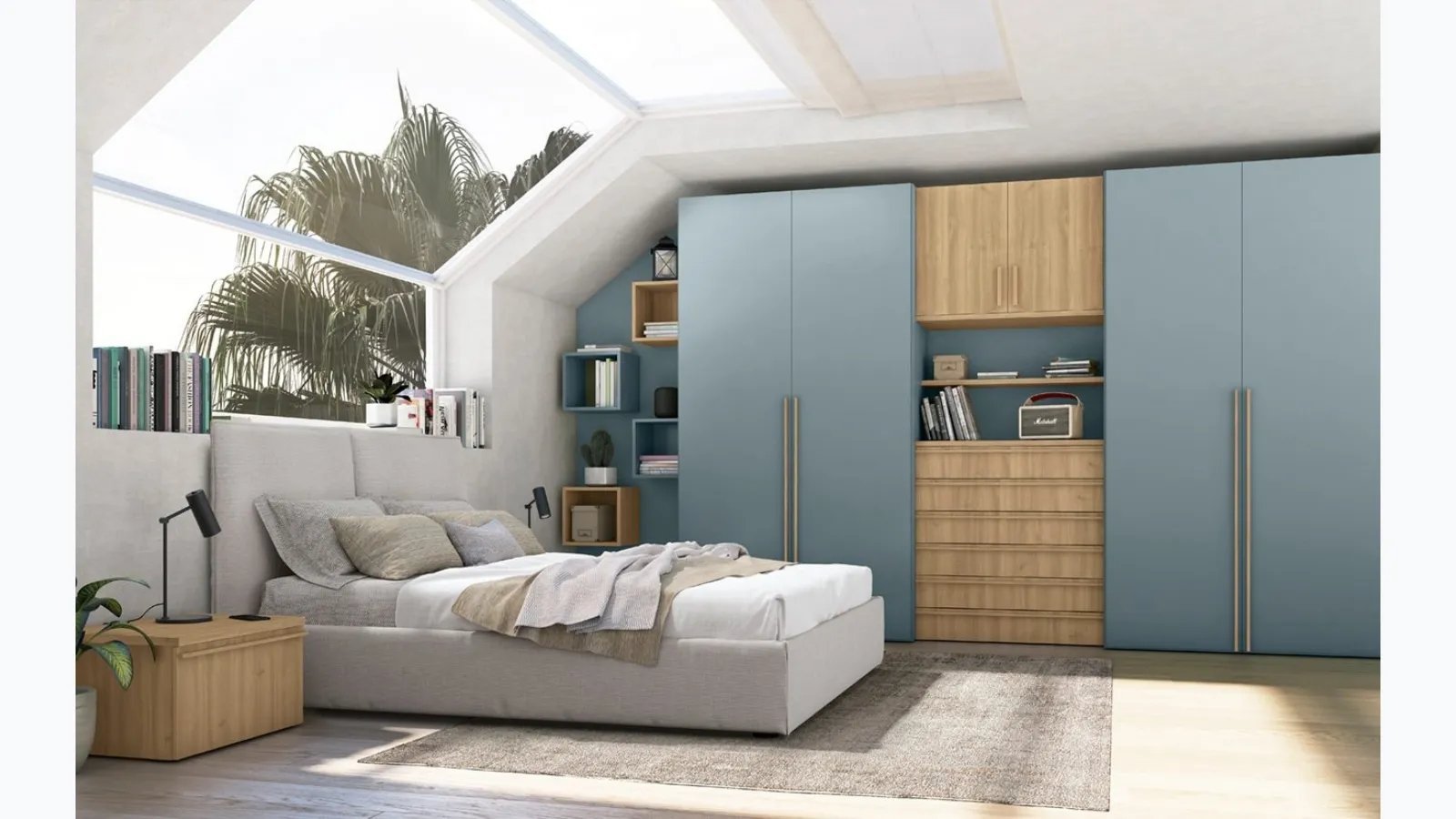 Wardrobe Volo M015 Blade and Pul by Colombini Casa.