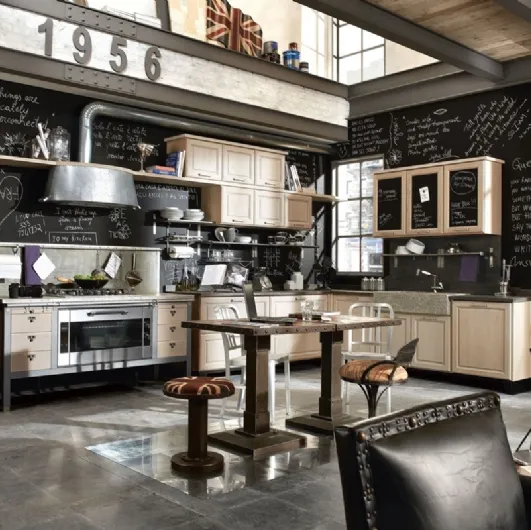 Classic 1956 Angled Kitchen by Marchi