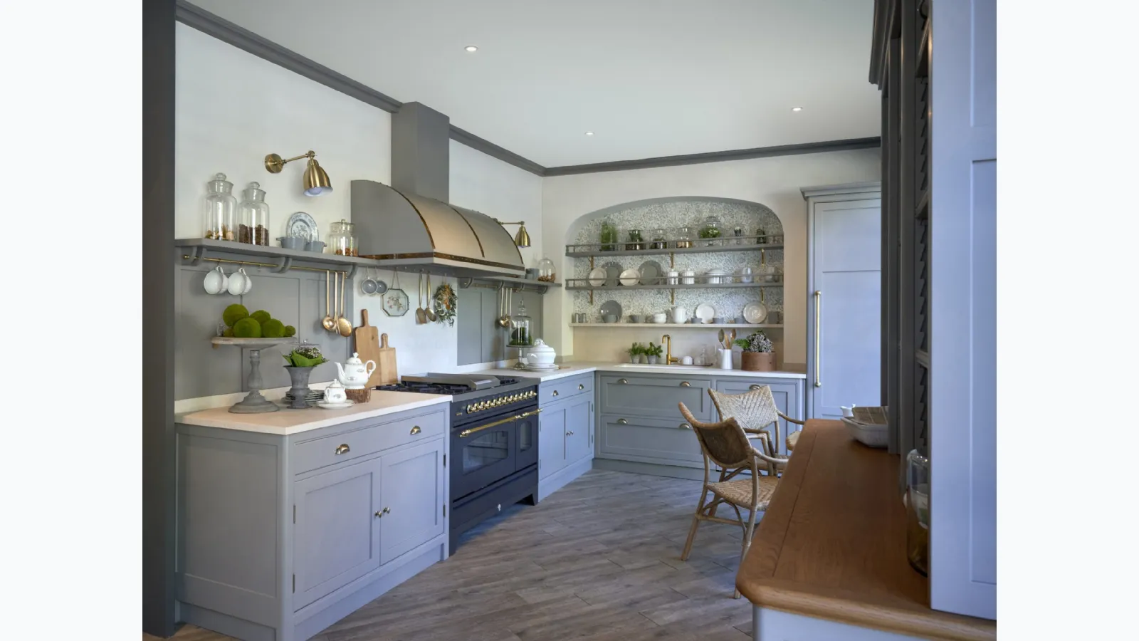 Agatha di Marchi's Classic Angled Kitchen