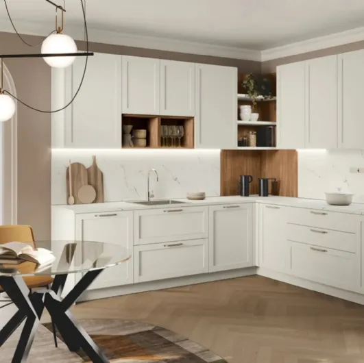 Classic corner kitchen Art-Sveva 02 by Stosa