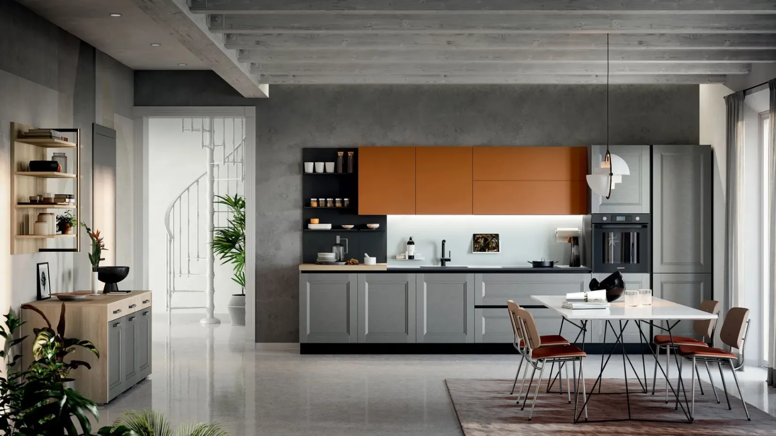 Linear Classic Kitchen Asia 03 by Forma Cucine