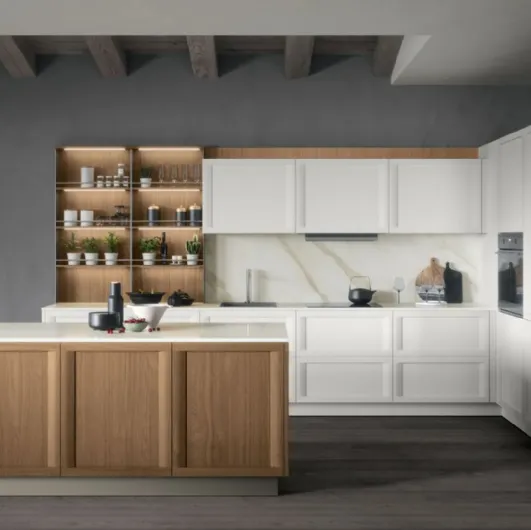 Classic kitchen with Bellaria 04 island by Forma Cucine