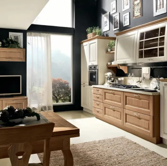 Linear Classic kitchen in Frassino Bolgheri 06 by Stosa.