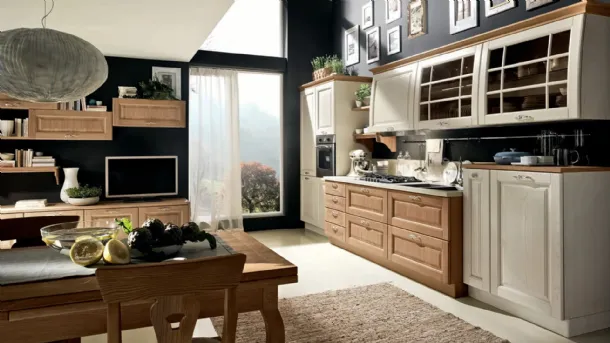 Linear Classic kitchen in Frassino Bolgheri 06 by Stosa.