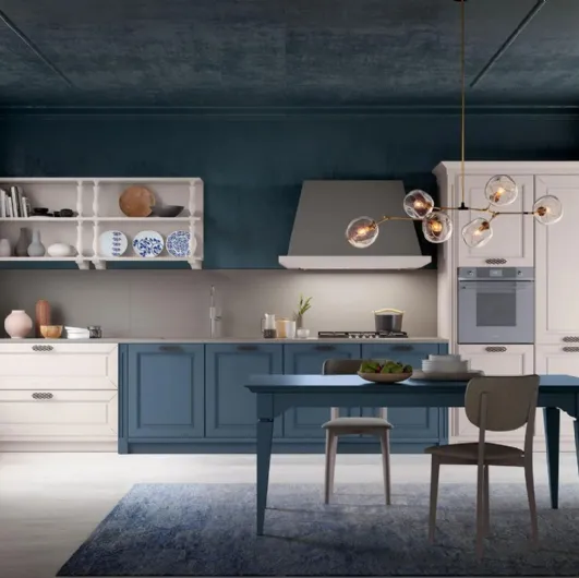 Classic linear kitchen Dolcevita 04 by Stosa