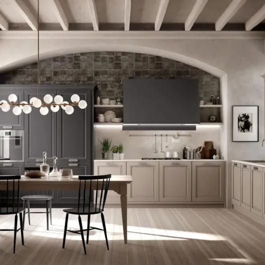 Classic corner kitchen Dolcevita 05 by Stosa.