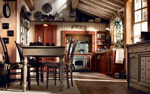 Classic corner kitchen by Marchi Incontrada