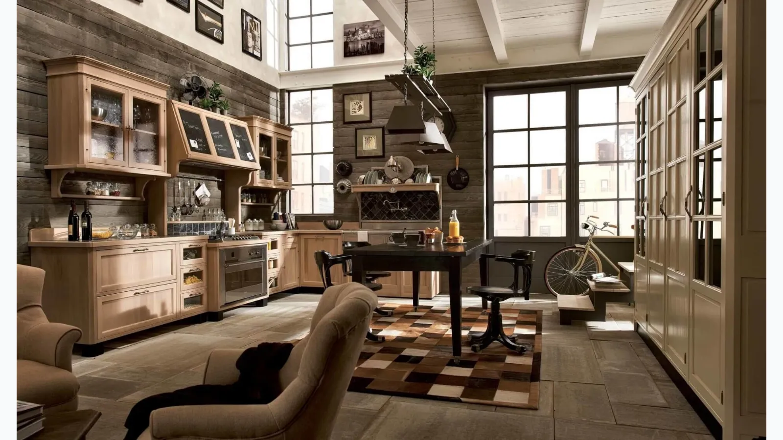 Corner Classic Panamera Kitchen by Marchi