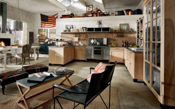 Classic kitchen with Panamera peninsula by Marchi