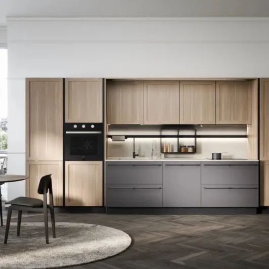 Classic linear kitchen River 03 by Forma Cucine