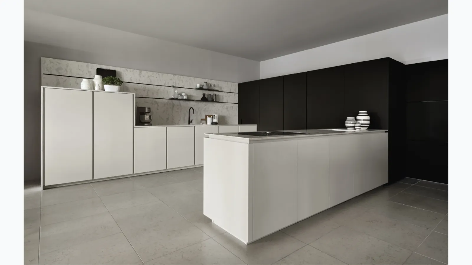 Altea 05 Peninsula Kitchen Design by Maistri.