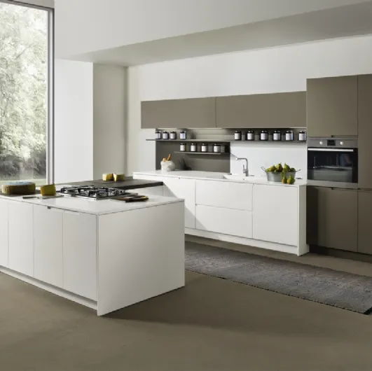 Arena 13 peninsula Kitchen Design by Maistri