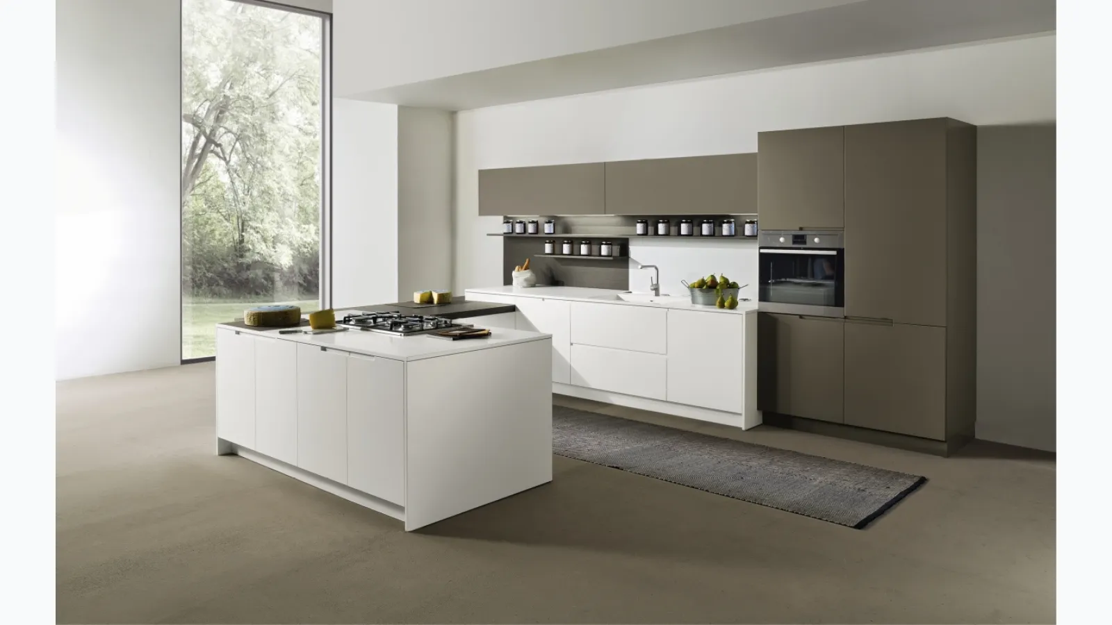 Arena 13 peninsula Kitchen Design by Maistri