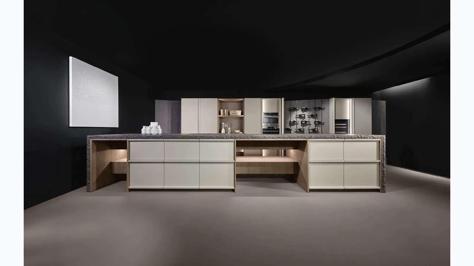 Arena Mass + K Kitchen Design with Maistri Peninsula