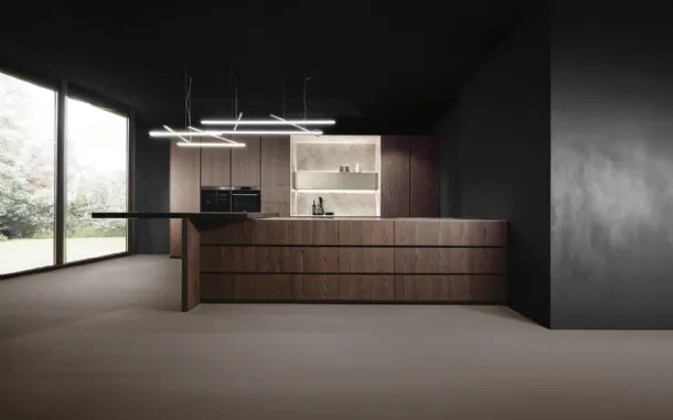Design Kitchen with Giza + Altea Peninsula by Maistri