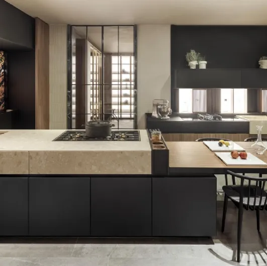 Monolithic Design Kitchen | Mediterranean by Scic