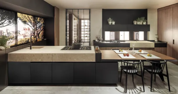 Monolithic Design Kitchen | Mediterranean by Scic