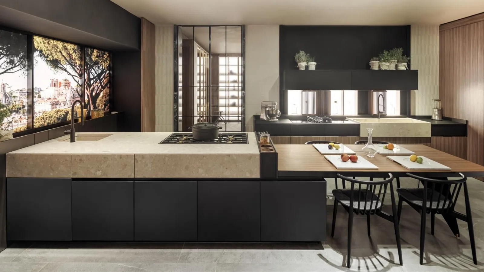 Monolithic Design Kitchen | Mediterranean by Scic