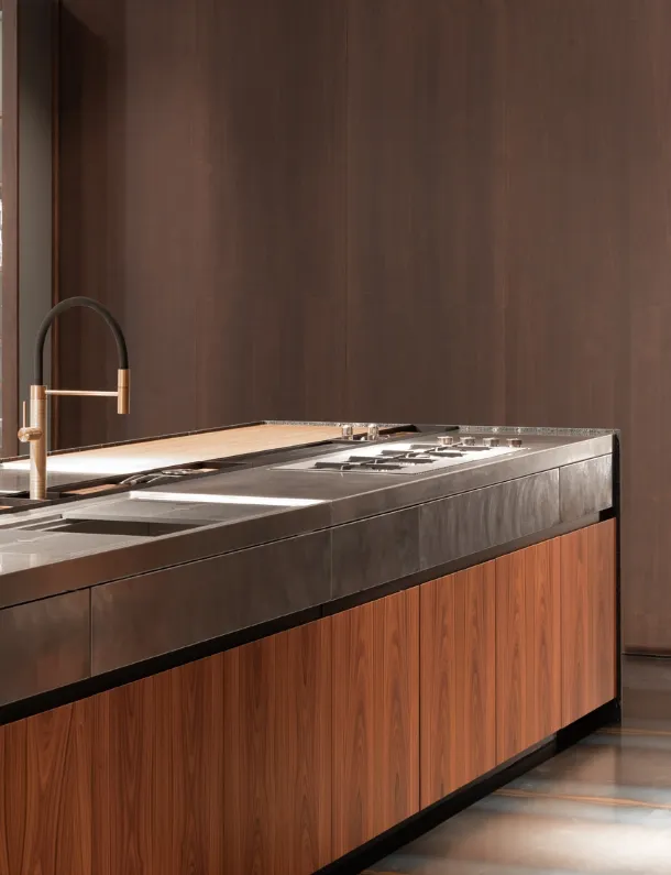 Kitchen Design Pompei in Palissandro by Scic.