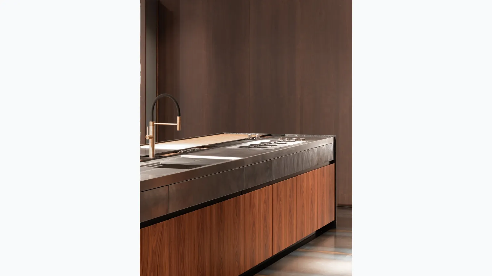 Kitchen Design Pompei in Palissandro by Scic.