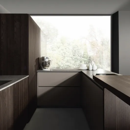 Kitchen Design with Viva 03 peninsula by Maistri
