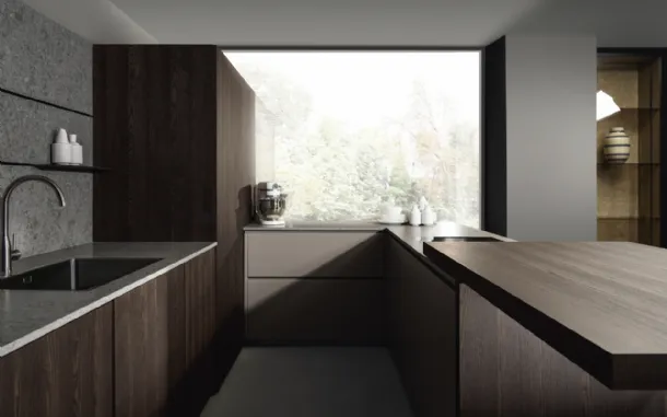Kitchen Design with Viva 03 peninsula by Maistri