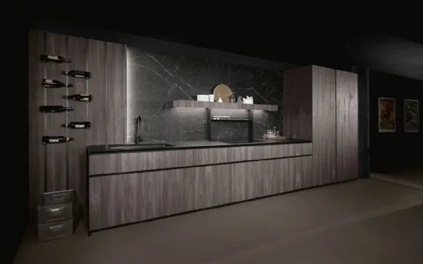 Linear kitchen design Viva by Maistri