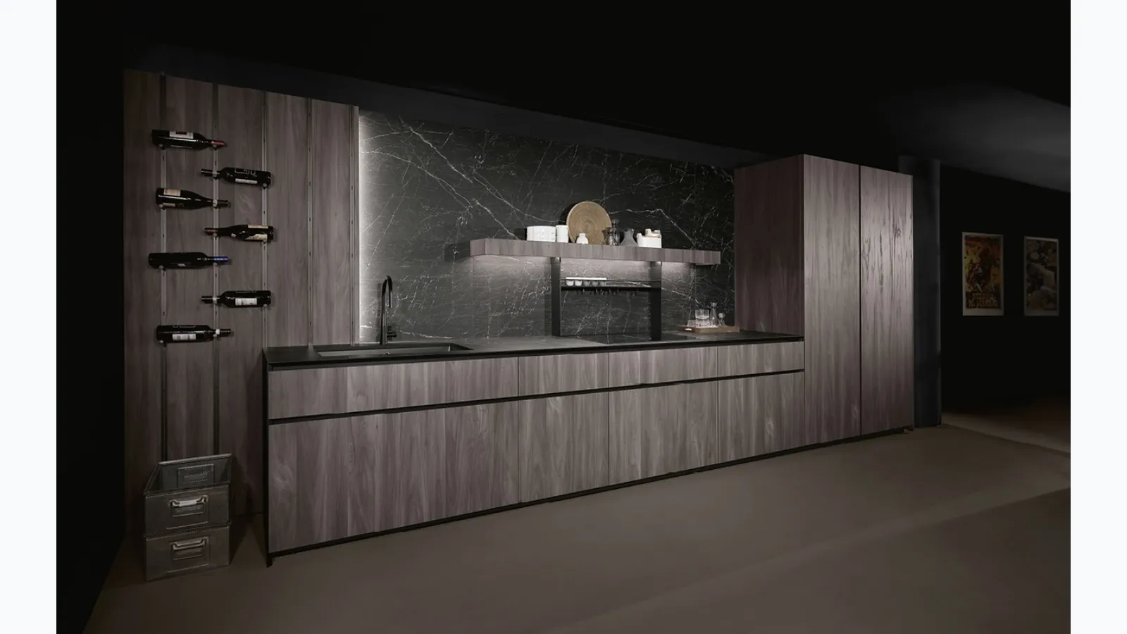 Linear kitchen design Viva by Maistri