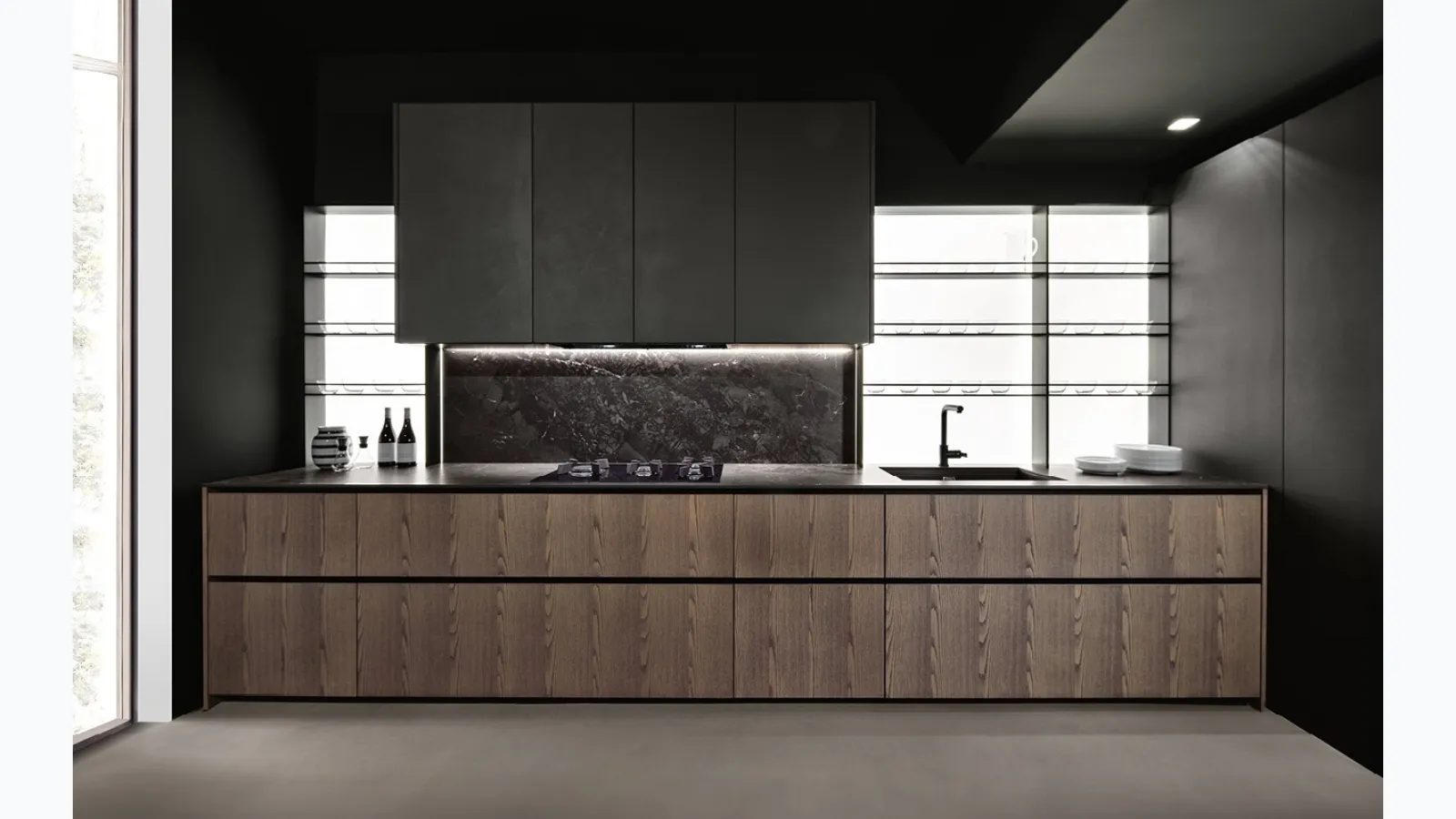 Linear kitchen design Viva by Maistri
