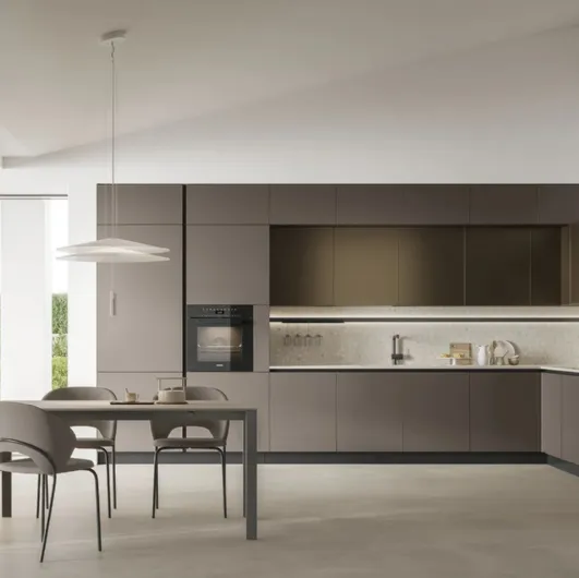 Modern Angular Kitchen Aliant 03 by Stosa