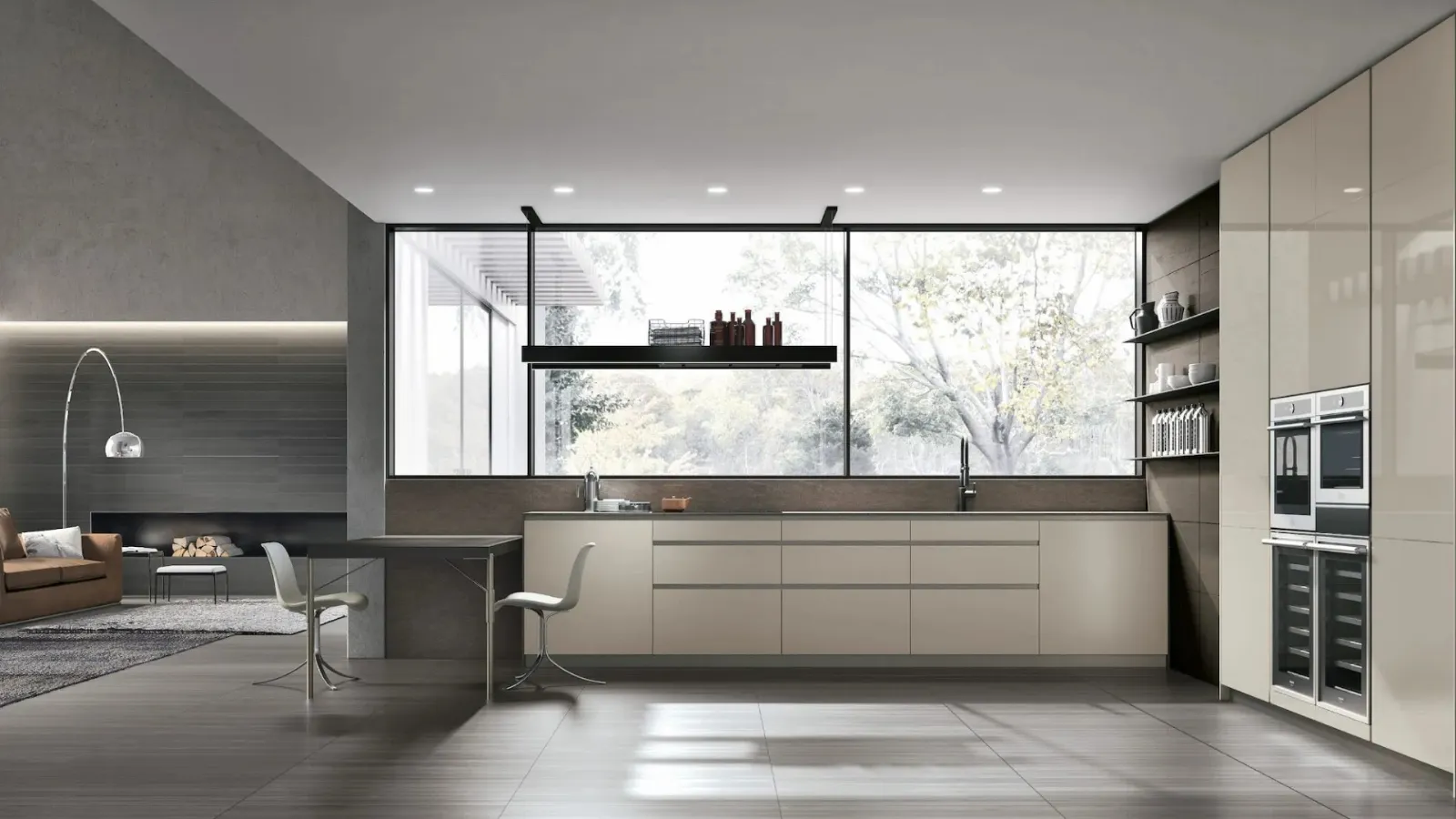 Modern corner kitchen Aliant 05 by Stosa