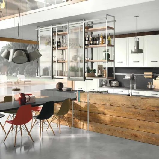 Modern kitchen with Brera 76 island by Marchi