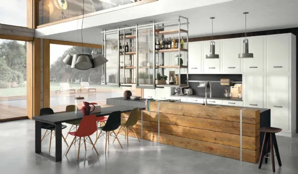 Modern kitchen with Brera 76 island by Marchi