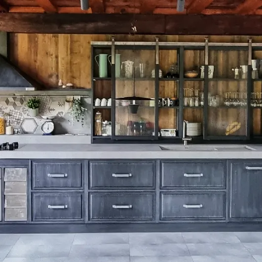 Linear modern kitchen Brera76 by Marchi