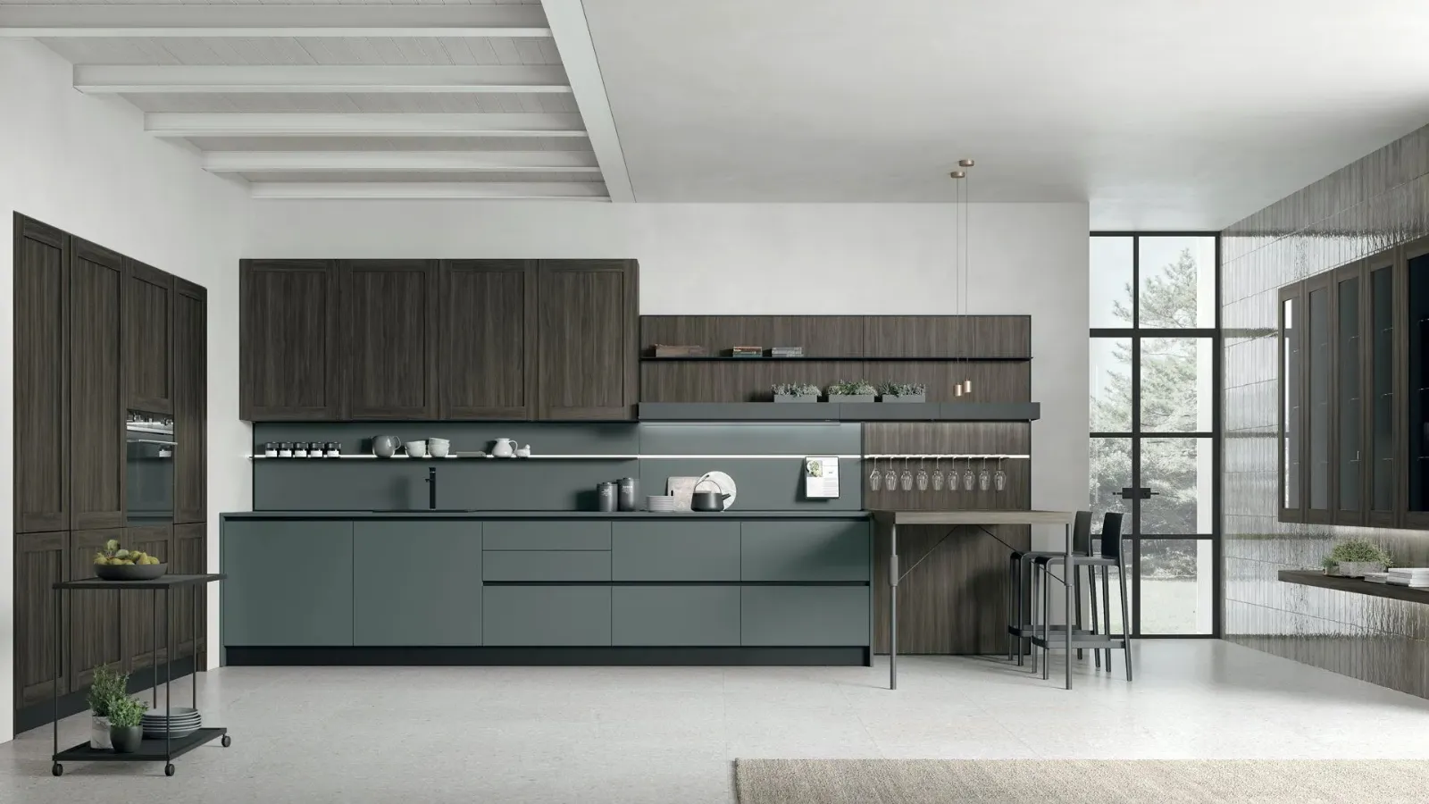 Modern City 04 kitchen by Stosa.
