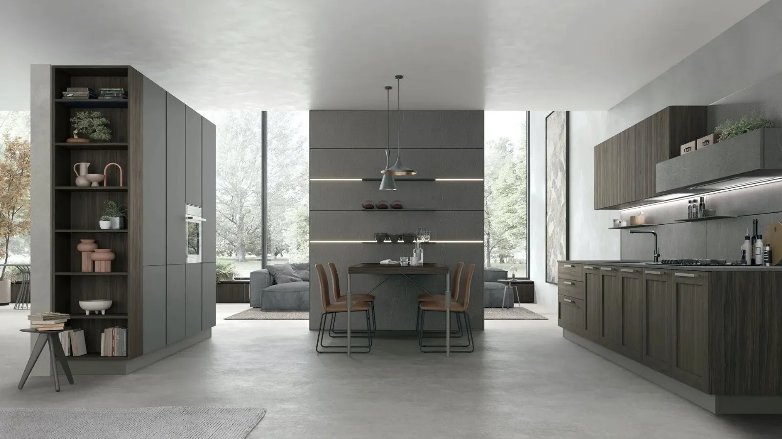 Modern Kitchen City 05 by Stosa