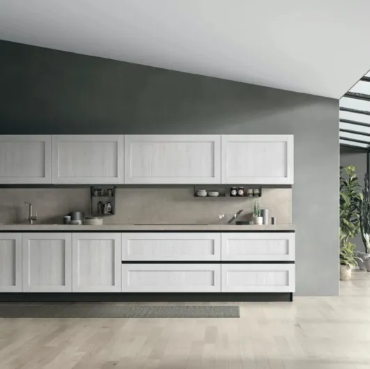 Modern angular City 06 kitchen by Stosa.