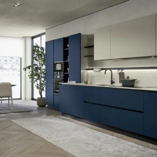 Linear modern kitchen Colibrì 01 by Forma Cucine.