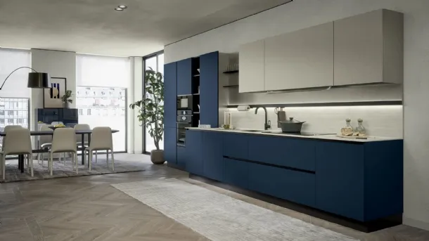 Linear modern kitchen Colibrì 01 by Forma Cucine.