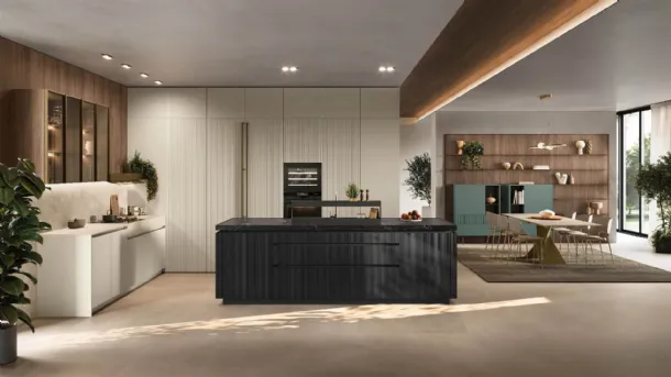 Modern Kitchen with island Color Trend 01 by Stosa