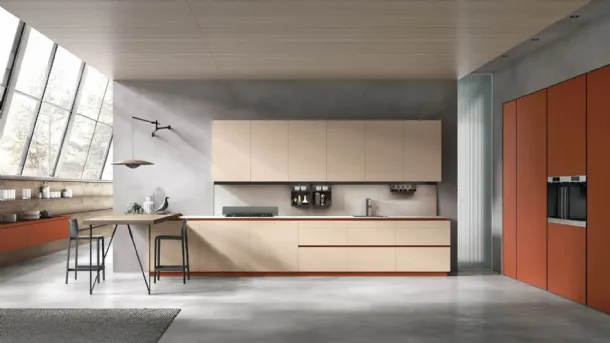 Modern corner kitchen Color Trend 04 by Stosa.