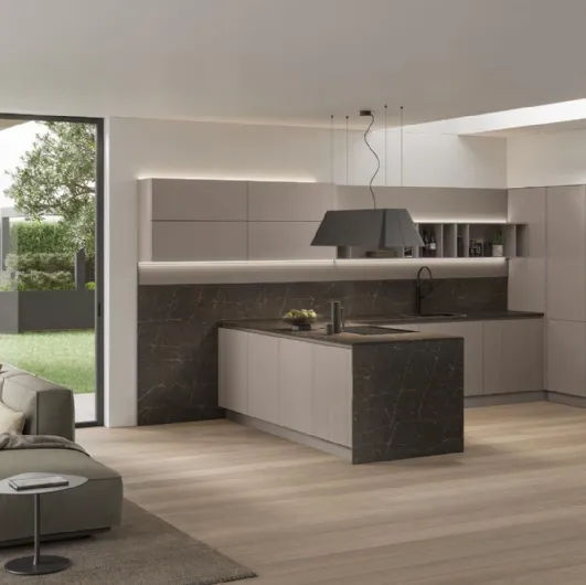 Modern Kitchen Color Trend Modern 01 with Stosa Peninsula