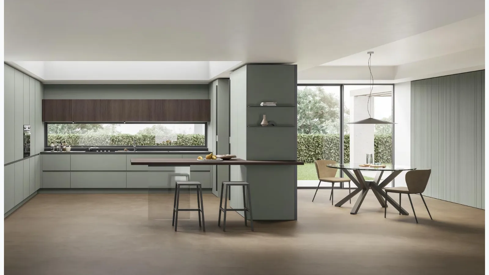 Modern Kitchen Color Trend Modern 02 + Infinity by Stosa.