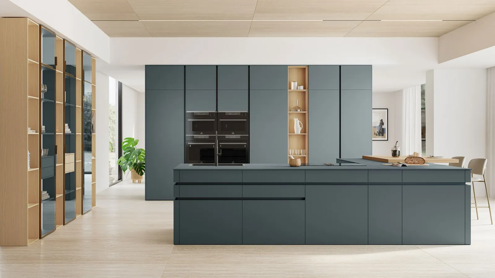 Modern Kitchen with Iconic Island 01 by Veneta Cucine