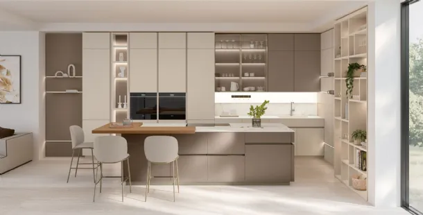 Modern Kitchen with Iconic Island 02 by Veneta Cucine